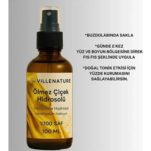 Villenature 2'li Set Ölmez Çiçek Hidrosolü “ımmortelle Hydrosol” (Helichrysum Italicum) 100 ml - Thumbnail 6