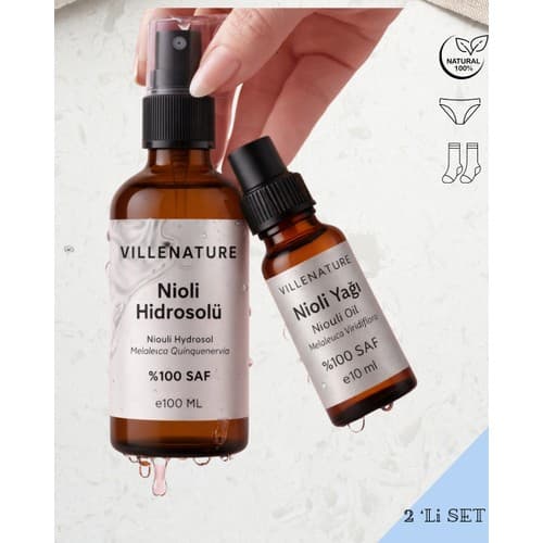 Villenature 2'li Nioli Seti - Nioli Hidrosolü 100 ml & Nioli Yağı 10 ml - %100 Saf ve Organik - Thumbnail 5