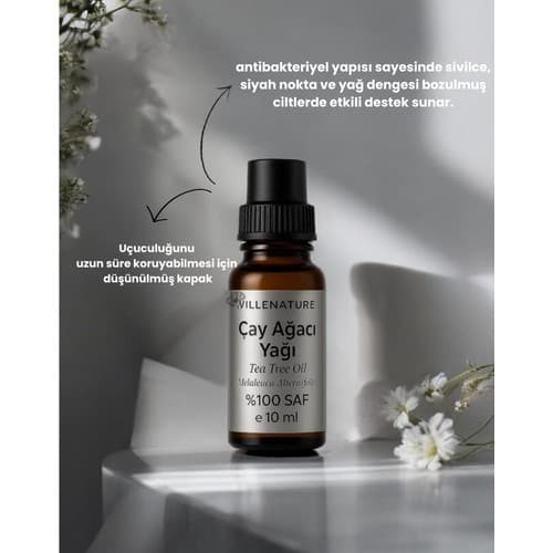Villenature 2'li Set Çay Ağacı Yağı 10 ml & Acne Spot Roller 10 ml - Thumbnail 3