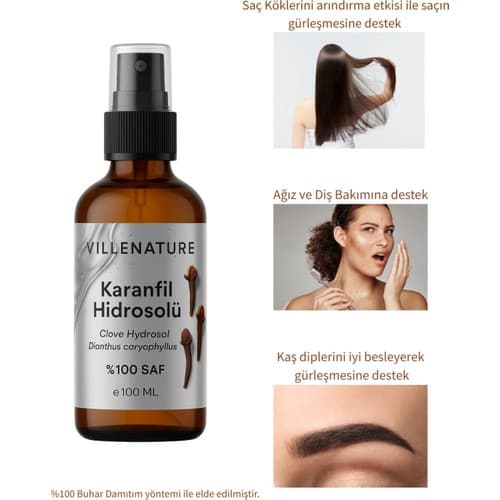 Villenature 2'li Set Karanfil Hidrosolü 100 ml & Hindistan Cevizi Yağı 210 ml - Thumbnail 5