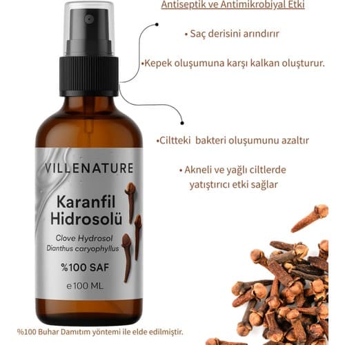 Villenature 2'li Set Karanfil Hidrosolü 100 ml & Hindistan Cevizi Yağı 210 ml - Thumbnail 6