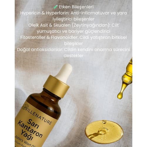 Villenature 2'li Set Sarı Kantaron Yağı 50 ml & Udi Hindi Yağı 20 ml - Thumbnail 3