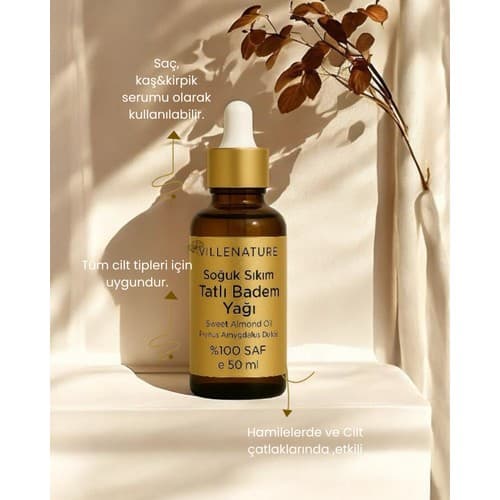 Villenature 2'li Set Susam Yağı 50 ml & Tatlı Badem Yağı 50 ml - Thumbnail 3