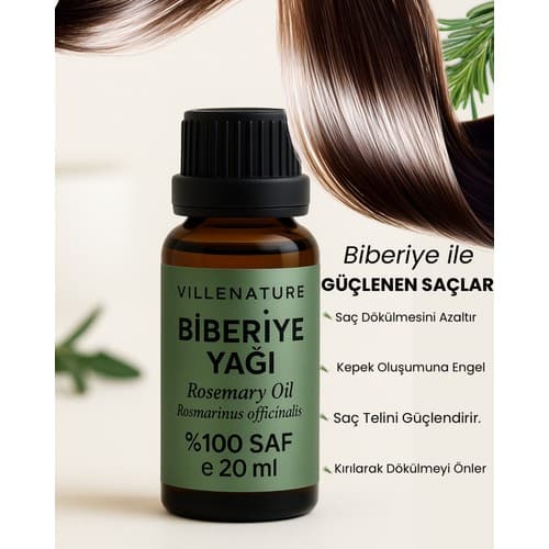 Villenature 2'li Set Hint Yağı 50 ml & Biberiye Yağı 20 ml - Thumbnail 4