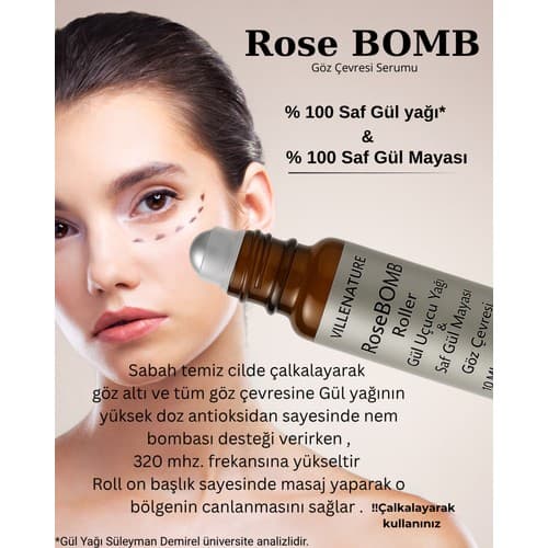 Villenature 2'li Set Gül Mayası 100 ml & Rose Bomb 10 ml - Thumbnail 5