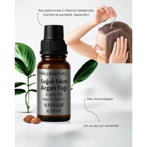 Villenature 2'li Set Susam Yağı 50 ml & Argan Yağı 20 ml - Thumbnail 2