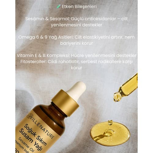 Villenature 2'li Set Susam Yağı 50 ml & Argan Yağı 20 ml - Thumbnail 5