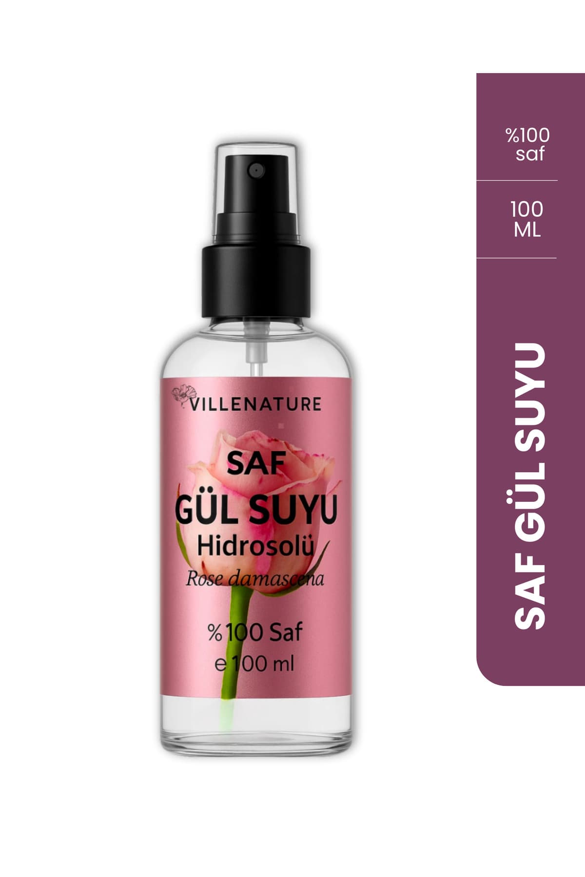 SAF GÜL SUYU Hidrosolü ,Tam Gül suyu , Yağı alınmamış Gülsuyu