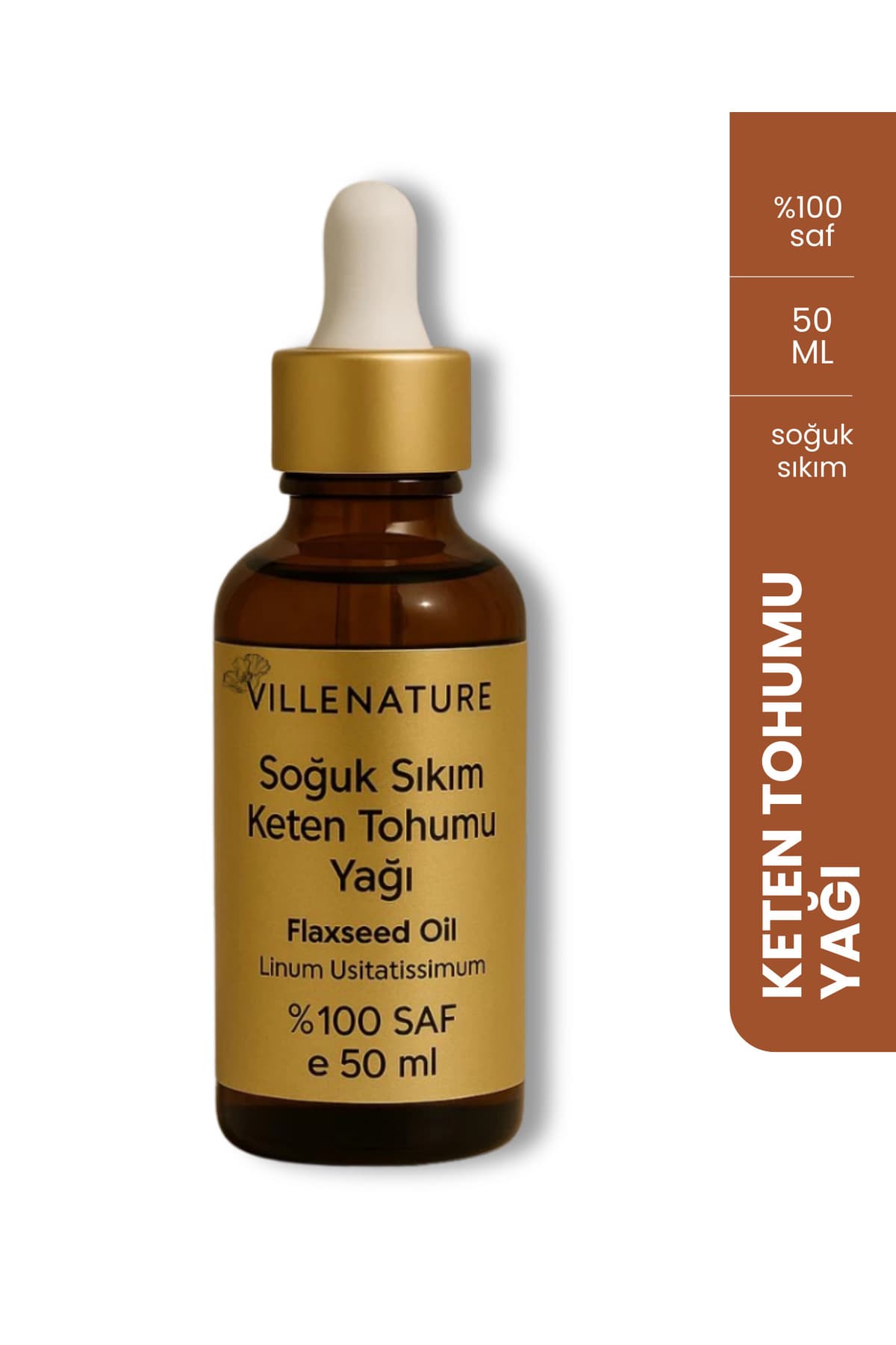 Soğuk Sıkım Keten Tohumu Yağı 50 ML