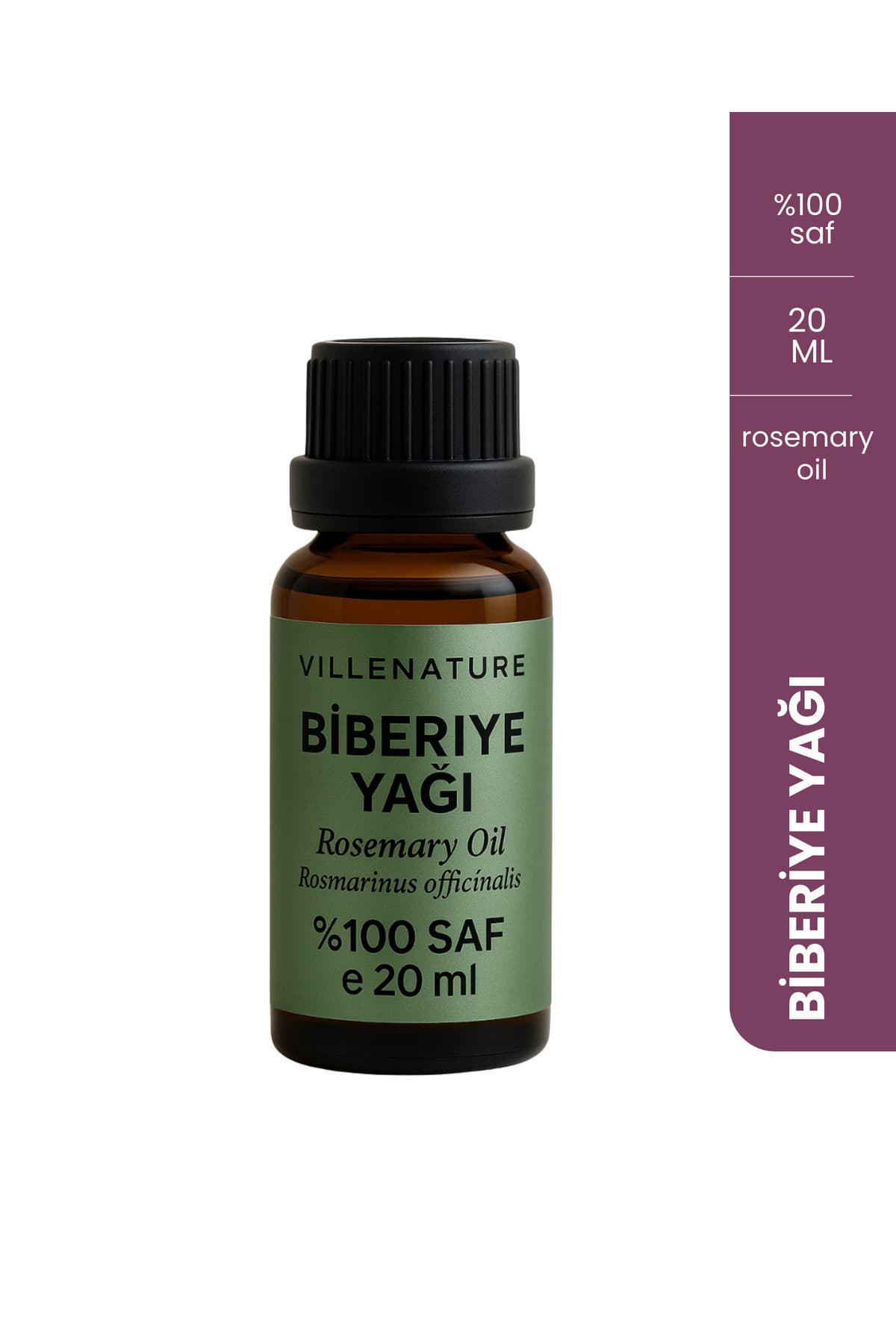 Biberiye Yağı "Rosemary Oil" Rosmarinus Officinalis %100 Saf ve Uçucu 20 ML