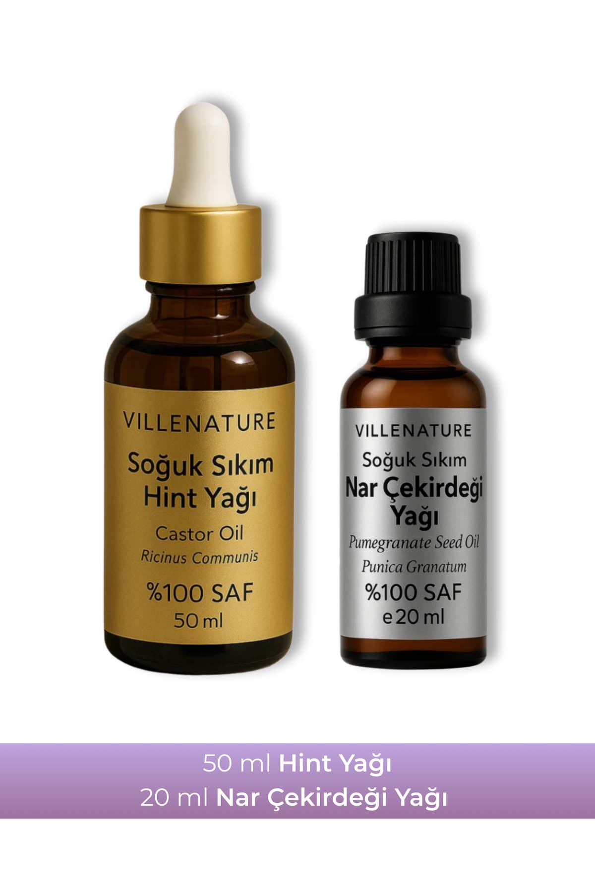 2'li Set Hint Yağı 50 ML & Nar Çekirdeği Yağı 20 ML