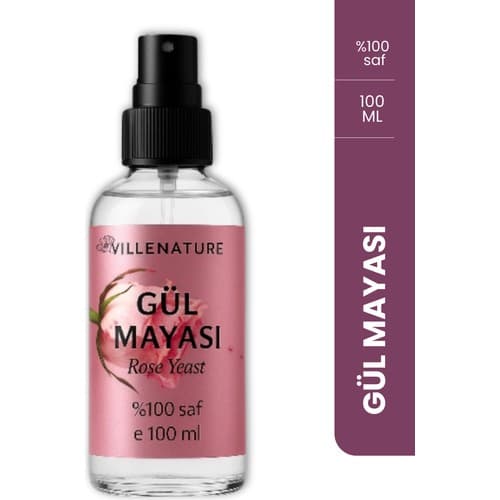 Villenature Gül Mayası Tonik Arındırıcı Etki Tüm Cilt Tipleri İçin 100 ml Cam Şişede