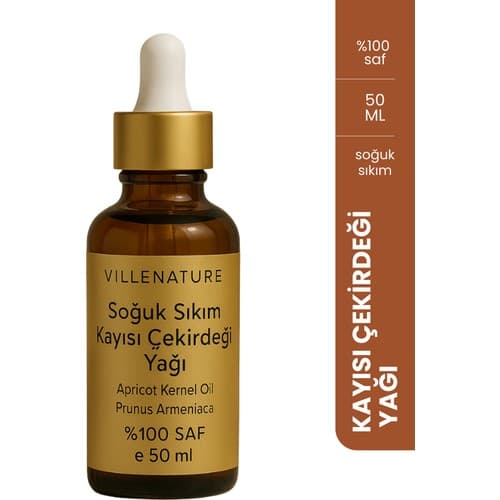 Villenature Soğuk Sıkım Kayısı Çekirdeği Yağı “apricot Kernel Oil” Prunus Armeniaca 50 ml
