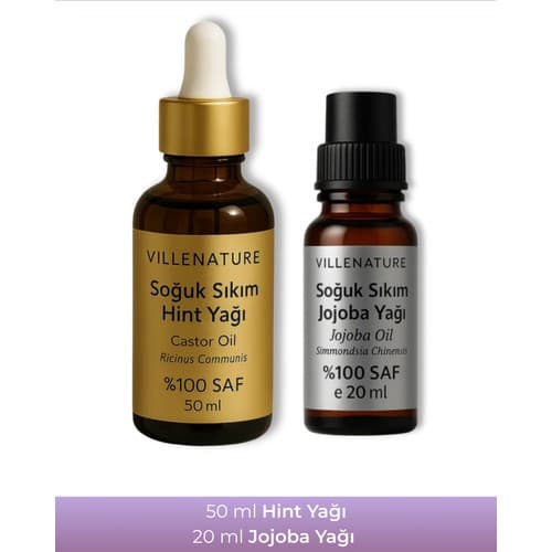 Villenature 2'li Set Hint Yağı 50 ml & Jojoba Yağı 20 ml